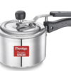 Prestige Svachh, 10738, 1.5 L, Straight Wall Aluminium Inner Lid Pressure Cooker, With Deep Lid For Spillage Control - Silver, 1.5 Liter